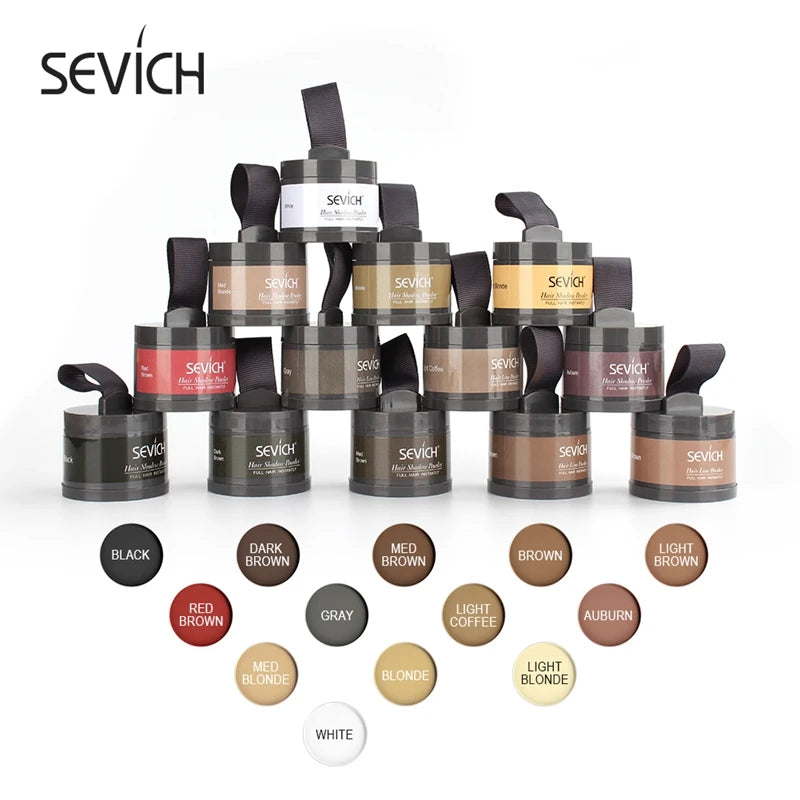 Sevich Hairline Powder 4g Hairline Shadow Powder Makeup Hair Concealer Natural Cover Unisex Hair Loss Product